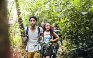trekking-in-a-forest-2026-03-18-11-11-44-utc trekking in a forest - Looking for Amazon Rainforest Animals?